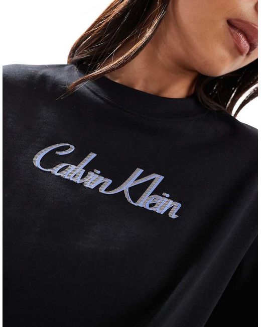 Calvin Klein Black Script Logo T-shirt