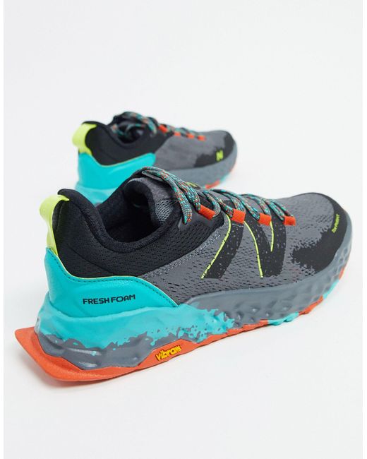 New Balance Black Hierro V5 Fresh Foam Trail Running Shoe for men
