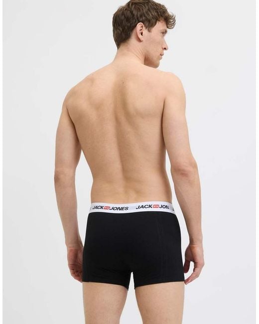 Jack & Jones Blue 7 Pack Trunks for men