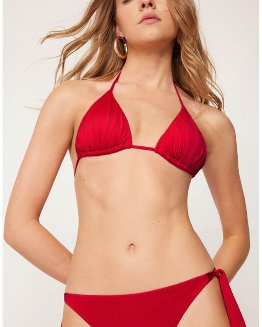 Tezenis Red Timeless Look Bikini Top