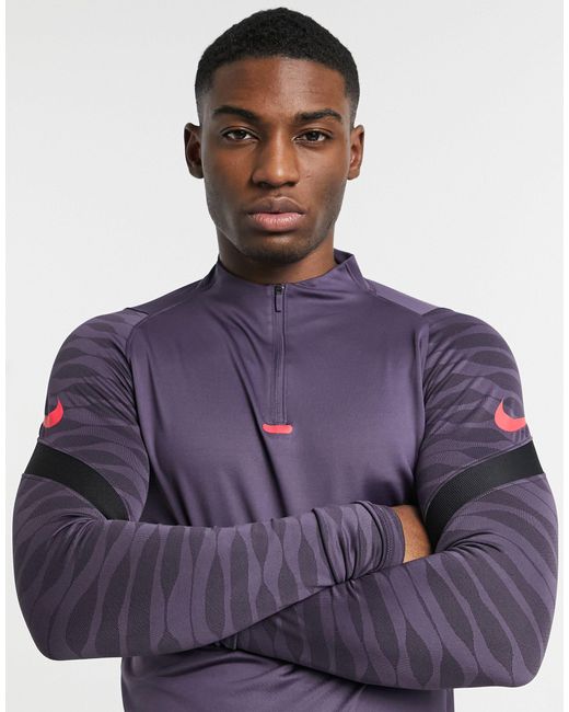 Nike Football – strike drill – oberteil in Purple für Herren
