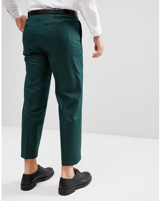 tapered cropped pants mens