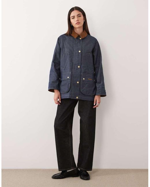 Barbour Blue Re-engineered Asker Funnel Neck Jacket