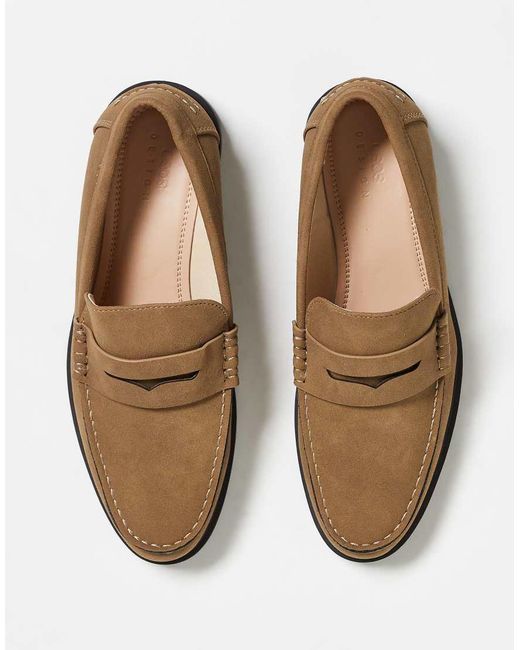 ASOS Blue Penny Loafers for men