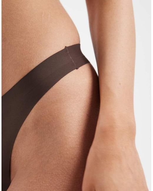 ONLY Brown Seamless Thong