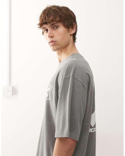 Collusion Gray Logo T-Shirt for men