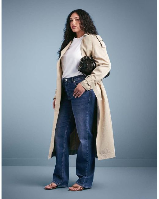 ONLY Blue Straight Leg Jeans