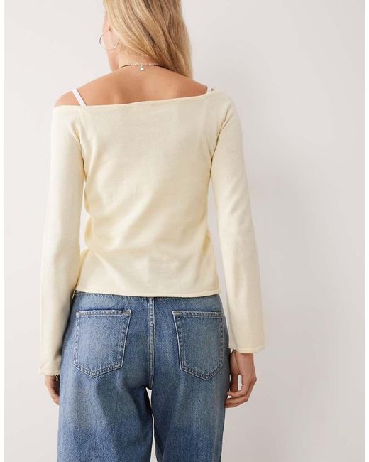 Mango Natural Teen Lightweight Knitted Top