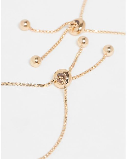 ASOS Set Van 2 Armbanden Met Zon- En Maanhangers in het White