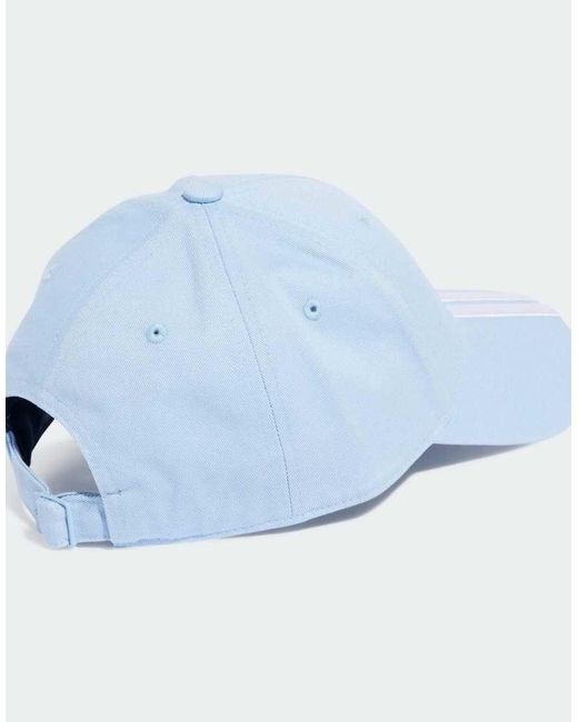 Adidas Originals Blue 3-stripes New Logo Baseball Cap