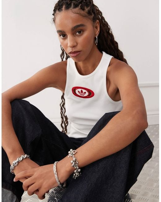 Adidas Originals White Tank Top "Originals"