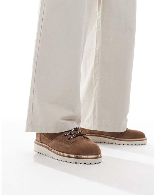 ASOS Brown Lace Up Boots for men