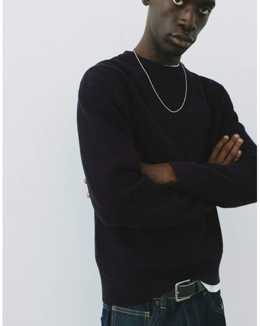 Basic Maglione di Pull&Bear in Black da Uomo