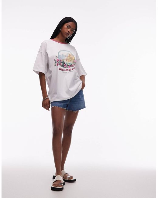 TOPSHOP Gray – oversize-t-shirt