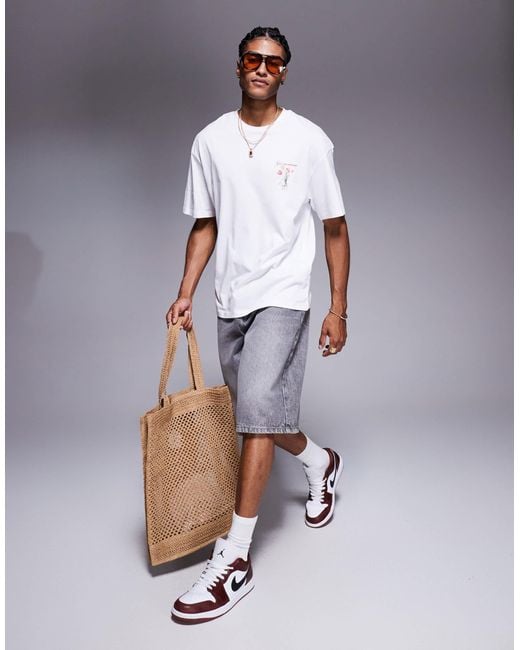 ADPT – oversize-t-shirt in White für Herren