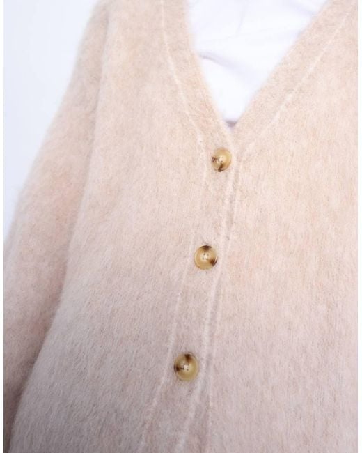 TOPSHOP Natural Knit Premium Alpaca Cardigan