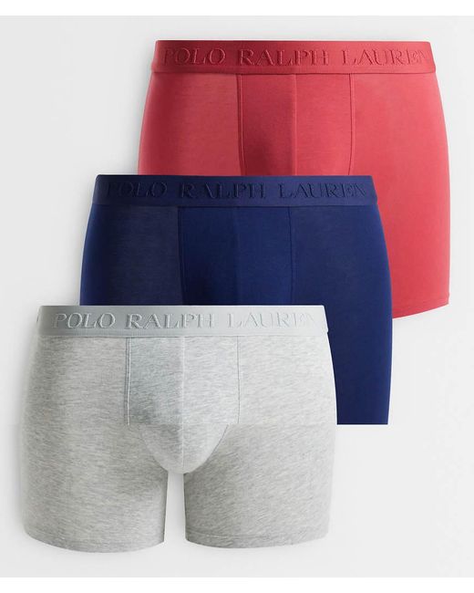 Polo Ralph Lauren Blue Boxer Brief With Tonal Branding for men