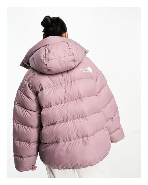 The North Face Pink Acamarachi Oversized Puffer Jacket