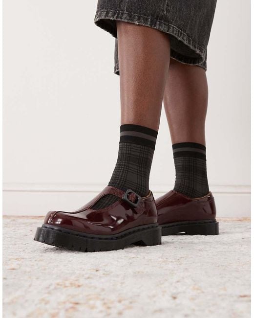 Dr. Martens Brown Rejena Mary Jane Shoe
