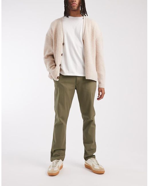 ASOS Natural Slim Chinos for men