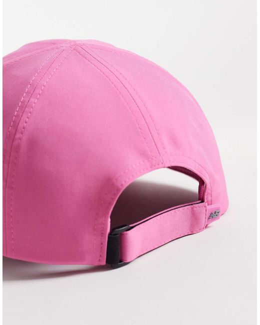 New Balance Pink 6 Panel Performance Hat