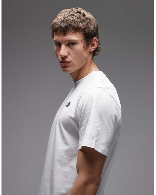 The North Face Gray Mountain Sketch Backprint T-Shirt for men