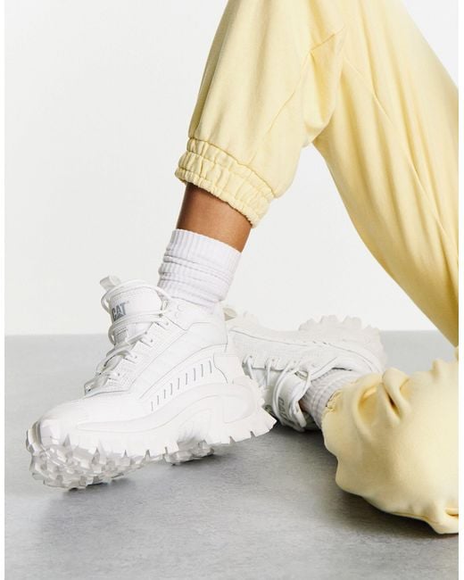 Caterpillar white deals shoes