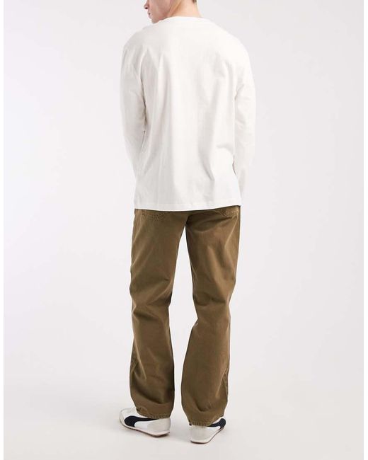 ASOS White Straight Fit Jeans for men