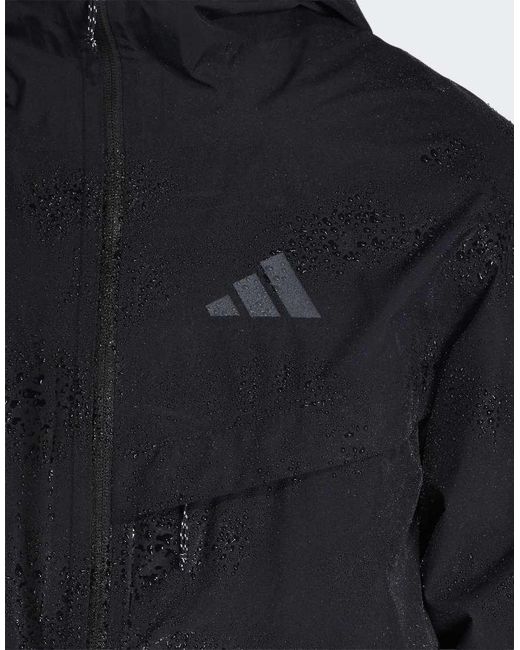 Adidas Originals Blue Terrex Multi 2 Layer Climaproof Rain Jacket for men