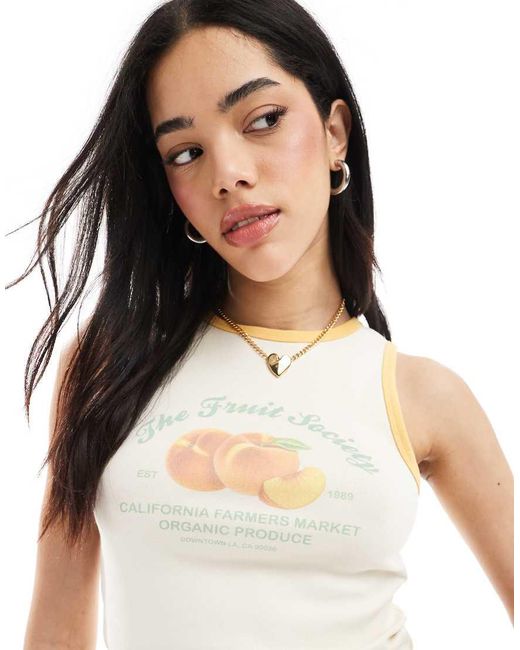 Cotton On Natural Peach High Neck Vest