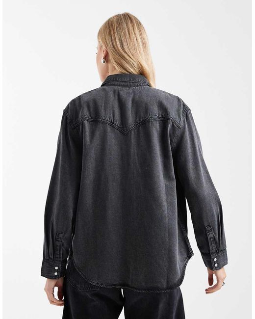 Levi's Blue Teodora Western Denim Shirt