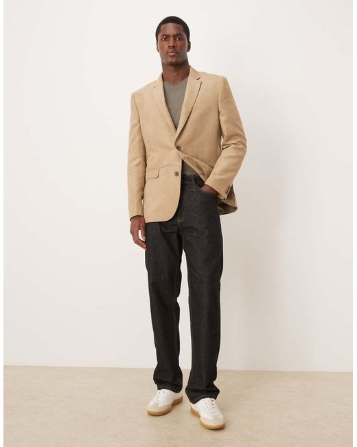 ASOS Natural Regular Blazer for men