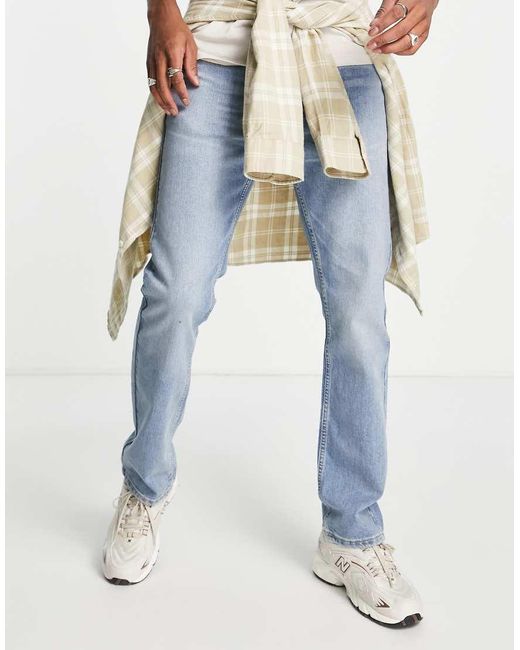 Levi's Blue 513 Slim Jeans for men