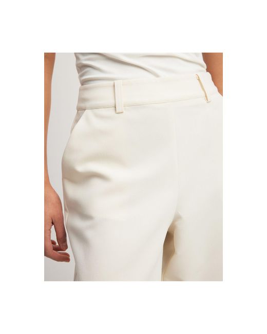 NA-KD White X Laura Jade Stone Linen Blend Loose Fit High Waist Pants