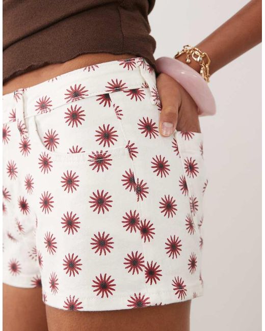 Mango Pink Teen Cotton Rich Denim Short