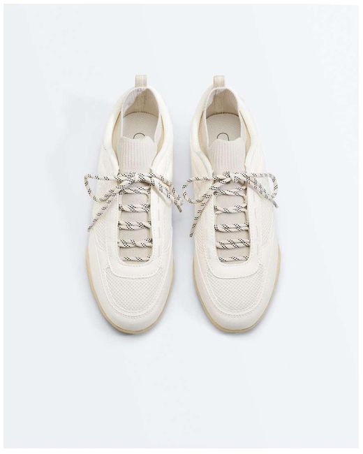 Oysho White Sock-style Trainers