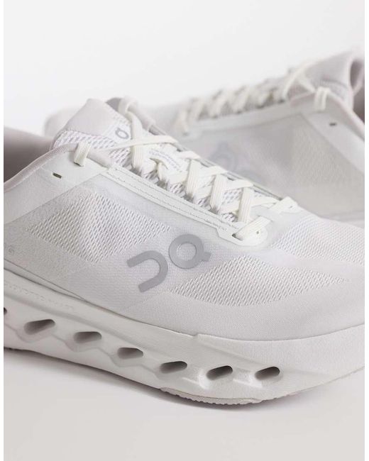 On Shoes White Cloudsurfer Next Running Trainers for men