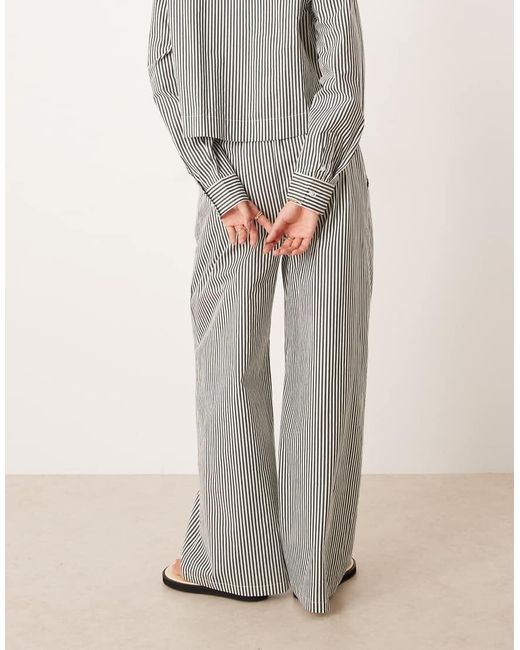 esmé studios Gray Esmee Tie Waist Beach Pants