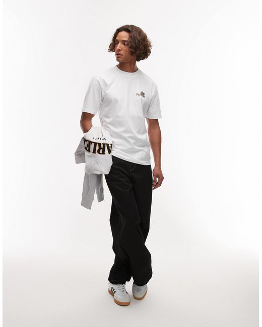 Parlez – occasus – t-shirt in White für Herren