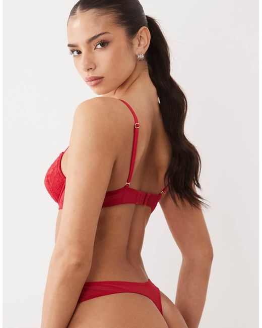 Ann Summers Red Sexy Lace Thong