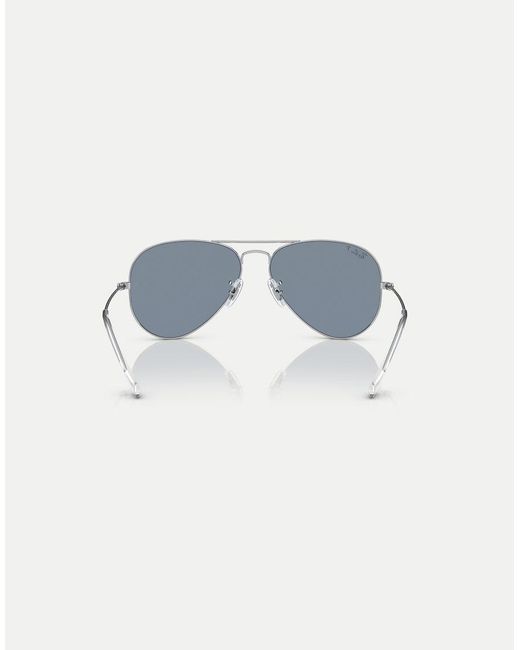 Ray-Ban Blue Aviator Classic Pilot Polarised Sunglasses