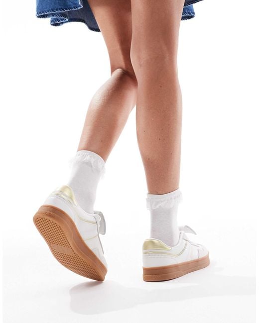 Tommy Hilfiger White Greenwich Sneakers With Gum Sole