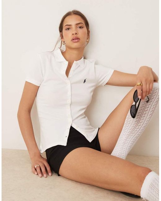 Polo Ralph Lauren White Short Sleeve Shirt
