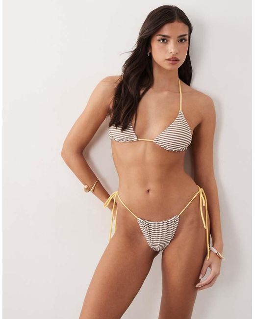 Candypants Natural Tieside Bikini Bottom