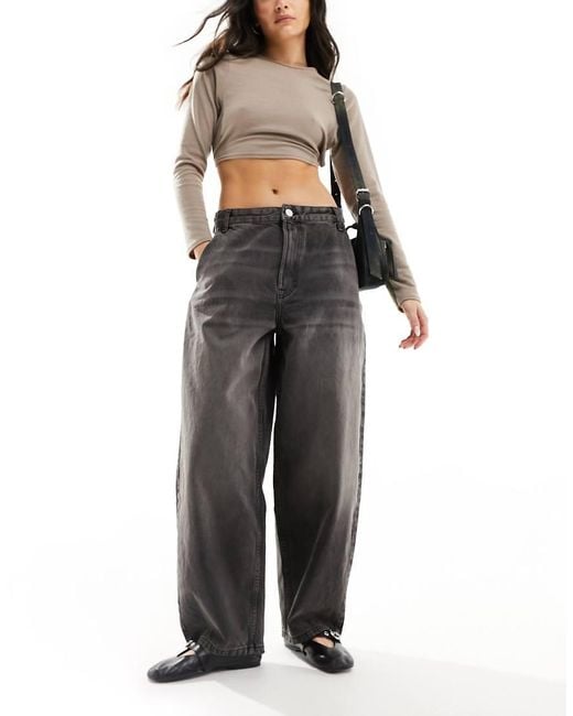 Bershka Gray Skater Jeans