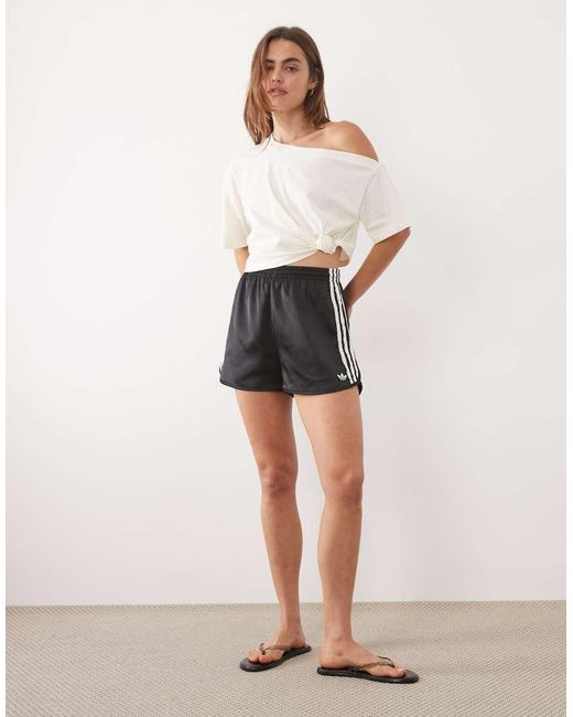 ASOS Multicolor Off Shoulder With Tie Detail Top