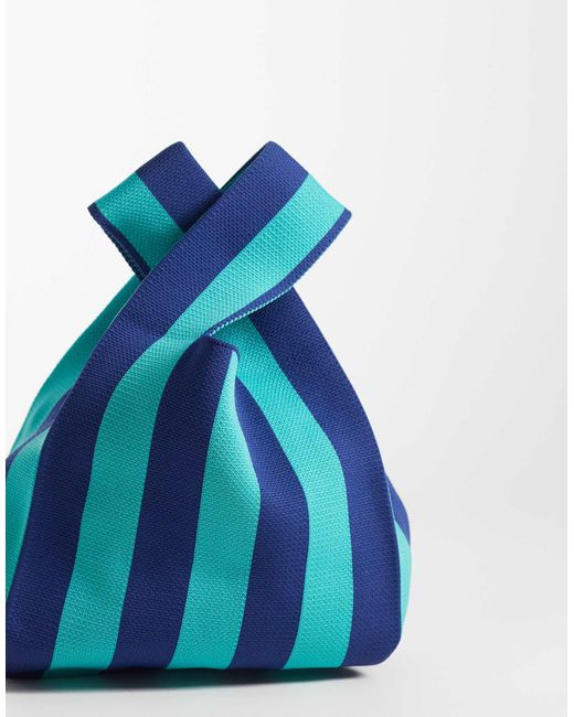 ASOS Blue Loop Through Clutch Bag