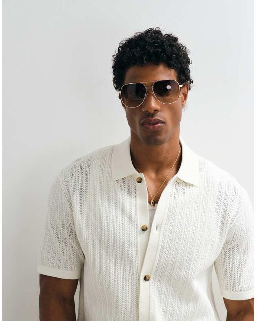 Camicia di Only & Sons in White da Uomo