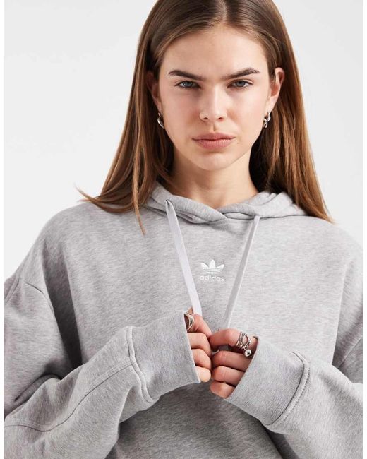 Adidas Originals Gray Essentials Oversized Hoodie