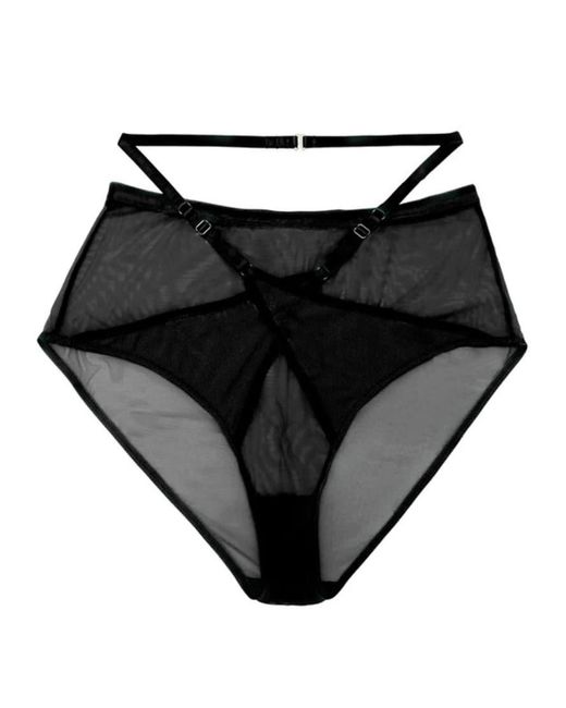 Playful Promises Black Ramona High Waist Brief